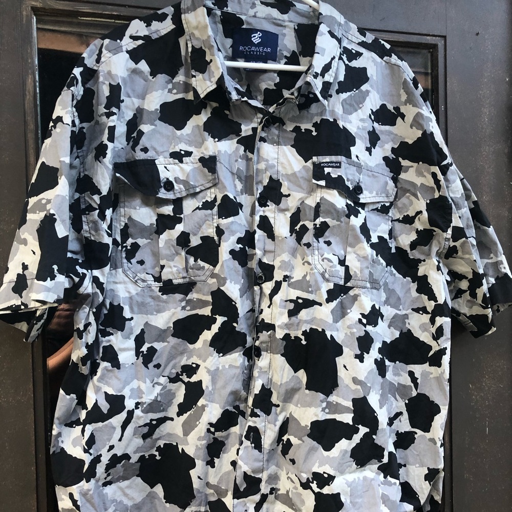 Rockwear Classic Camouflage Short Shirt  Size 4XB